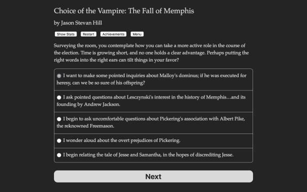 Choice of the Vampire: The Fall of Memphis PC Crack