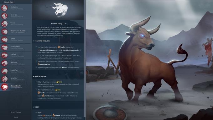 Northgard Himminbrjotir Clan of the Ox Torrent Download