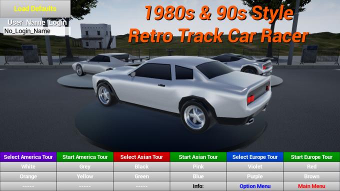 1980s90s Style Retro Track Car Racer PC Crack