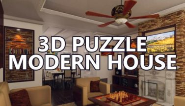 featured 3d puzzle modern house free download