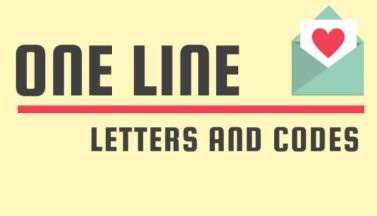 featured one line letters and codes free download 2