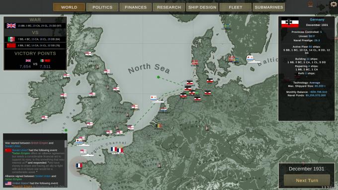 Ultimate Admiral: Dreadnoughts v1.3.9.3 Torrent Download