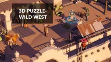 featured 3d puzzle wild west free download