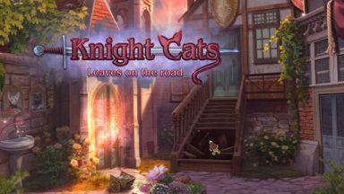 Featured Knight Cats Leaves on the Road Free Download