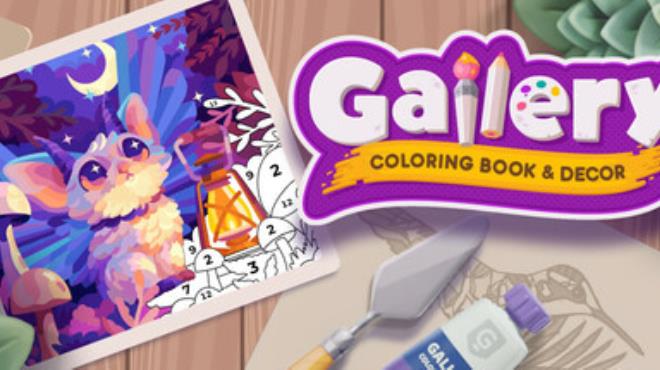 Gallery Coloring book and decor Free Download