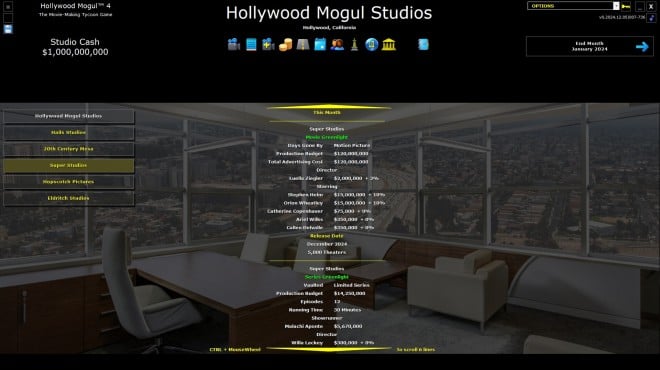 Hollywood Mogul 4 PC Crack