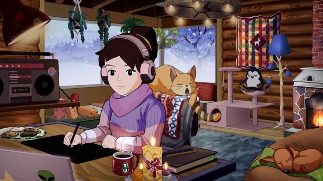 Comfy Girl Lofi Companion PC Crack Comfy Girl Lofi Companion PC Crack