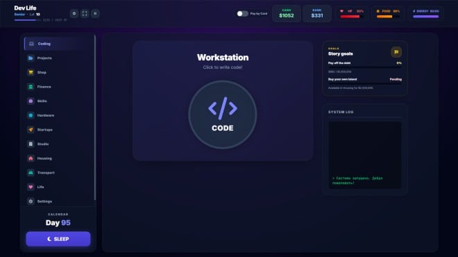 Dev Life: Tap & Code PC Crack