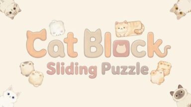 Featured Cat Block Sliding Puzzle Free Download
